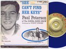 PAUL PETERSEN She Can't Find Her Keys Danish 45PS 1962 SHELLEY FABARES BlueVinyl