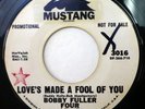 BOBBY FULLER FOUR 45 Love's Made a Fool../Don't Ever.. MUSTANG rock VG++ ct1588