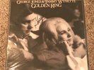AUTOGRAPHED George Jones LP Golden Ring w/Tammy Wynette Epic 1976
