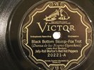 JAZZ JELLY ROLL MORTON Black Bottom Stomp VICTOR 20221 E-