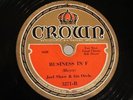 JAZZ GENE KARDOS ORCH Business in F CROWN 3271 V++/V  HEAR