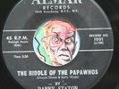 HEAR Danny Staton 45 Riddle Of The Papawhos/Pair Of Hearts ALMAR popcorn teen