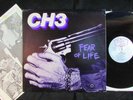 CH3 Fear of Life POSH BOY 1982 ORIGINAL LP/INSERT hc/hardcore/punk EX