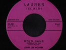 JOHN LEE HOOKER: Mojo Hand / Ballad To Abraham Lincoln 45 Blues & R&B