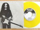 LARRY WALLIS RARE BELGIUM YELLOW VINYL STIFF 45+PIC SLEEVE POLICE CAR/ON PAROLE