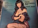 1954  CHEESECAKE COVER ART BETTY PAGE FATS WALLER'S HITS AIN'T MISBEHAVIN' nude