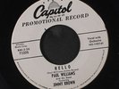 PAUL WILLIAMS: Rock It Davy Crockett / Hello 45 (dj, clean VG) Blues & R&B