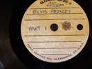 ELVIS PRESLEY ACETATE AUDIODISC CANCER RELIEF   LIVE RECORDINGS RADIO SHOWS   