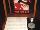 METALLICA KILL EM ALL LP VG+ US MEGAFORCE SILVER LABEL 1983 ORIGINAL VINYL
