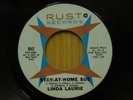 Linda Laurie 45 Stay At Home Sue bw Lazy Love on Rust teen pop