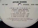 Joni Mitchell Court and Spark Audiophile Rare Canadian Pressing white label LP 