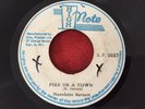 NOVELETTE BARNETT/FIRE DE A TOWN ROOTS REGGAE 45