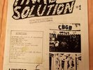 Final Solution NO.1 Rare US Punk,KBD Fanzine,Rezillos,Skinnies,Normals,B.Holly..