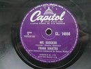 RARE FRANK SINATRA 78 RPM MR. SUCCESS / SLEEP WARM UK CAPITOL CL.14956