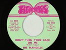 Northern Soul 45 - Mandells - Don't Turn Your Back On Me - Hourglass - VG+ mp3