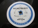 RARE NM 78rpm MARCELLE MEYER SCHUBERT LES DISCOPHILES FRANCAIS 136 FRANCE