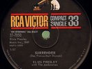 ELVIS PRESLEY - Surrender / Lonely Man - RCA 37-7850 7