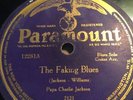 78rpm Blues; Papa Charlie Jackson; The Faking Blues & Shake That Thing;Paramount