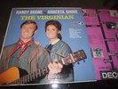 EX+ RANDY BOONE & ROBERTA SHORE THE VIRGINIAN  USA DECCA DL 4619 LP