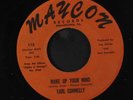 EARL CONNELLY: Make Up Your Mind / Don't Let Me Go 45 (orange lbl) Soul