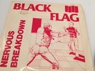 BLACK FLAG 1978 PUNK 45 W/PS NERVOUS BREAKDOWN VG+/VG SST NR