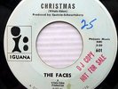 FACES rare white doo-wop VG++ IGUANA 45 CHRISTMAS / NEW YEAR'S RESOLUTION pc178