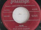 MILES DAVIS: THAT OLD DEVIL MOON & FOUR PRESTIGE 45 RPM