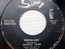 JOHNNY FAIRE rockabilly 45 on orig.Surf BERTHA LOU b/w TIL THE LAW SAYS STOP d71