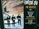 Beatles-Something New-Capitol T-2108-MONO Rainbow-Early Press-Original Inner LP