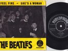 The BEATLES * I Feel Fine * 1965 Dutch 45 * Exclusive Picture Sleeve *
