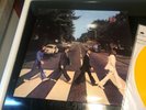THE BEATLES abbey road COLORED VINYL LP yellow apple  IMPORT EX/EX ROCK