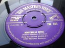 Elvis Presley ?Heartbreak Hotel / I Was The One HMV 1956 45 ?7M 385  EX PLUS Con