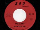 MODERN SOUL HARMONY-BROTHERS OF SOUL-BOO 112-LOVE IS FEVER/ONE MINUTE BABY