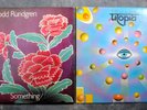 VINYL LP RECORDS, TODD RUNDGREN, UTOPIA & double album SOMETHING/ANYTHING? EX+