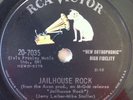 ELVIS PRESLEY Jailhouse Rock/Treat Me Nice ORIG 1954 RCA Victor 20-7035 V+/E-