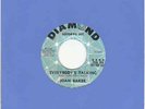 soul 45 Joan Baker 'Everybody's Talking'  DIAMOND DJ COPY # D - 164