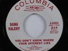 Northern Soul 45 DANA VALERY You Don't Know Where Your...COLUMBIA promo HEAR