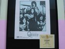 QUEEN Original 1974 Concert Ticket and Song Sheet Framed