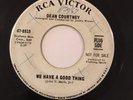Dean Courtney - We Have A Good Thing  - Northern Soul