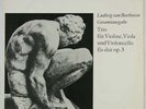 SUSKE TRIO BEETHOVEN STRING TRIO OP.3 ETERNA ED.1 STEREO 826139 NM