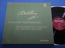 Oistrakh Oborin Beethoven Violin Sonatas Dutch Philips Mono Plum 4LP Box NM