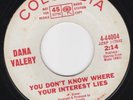 Northern Soul   Dana Valery   You Don't Know Where Your   Columbia w/d