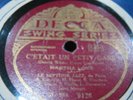 le septuor jazz de Paris  avec Martha Love---decca 9176