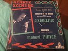 Henryk Szeryng Sibelius Ponce Concerto Odeon 1950’s Lp Vinyl