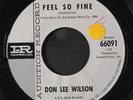 DON LEE WILSON: Feel So Fine / Angel 45 (dj, xol, sm tol, slightly wrinkled lbl