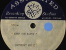 LARRY WEISS (AMERICAN BREED): Keep The Faith / Blank 45 (acetate, small tol, un