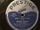 Jazz 78 - Miles Davis Prestige 777 VG+ with Sonny Rollins  'Dig?'