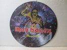 IRON MAIDEN Piece Of Mind LP 1983 PICTURE DISC w/ Cross-Eyed Mary NWOBHM VG