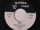 DONNY LEE MOORE: Fire  / You Left Me Standing There 45 (dj) Rockabilly