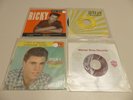 4 rare 45's Vinyl Ricky Nelson Dale Hawkins Jerry Lee Lewis Sun 45